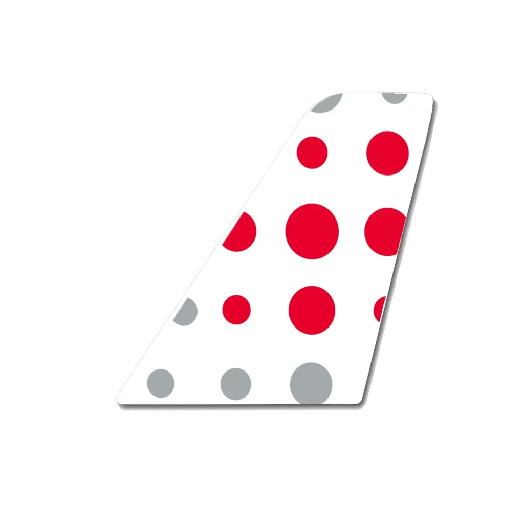 Brussels Airlines aviation design tail sticker in weather-resistant vinyl.