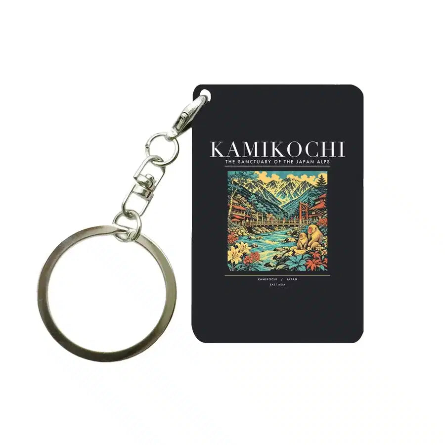 KAMIKOCHI - Poster - Key Chain - Black
