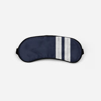 Thumbnail for Special Silver Pilot Epaulettes 2 Lines aviation sleep mask in soft padded fabric.