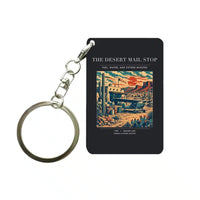 Thumbnail for VINTAGE G4151 - The Desert Mail Stop - Designed Key Chain design on black