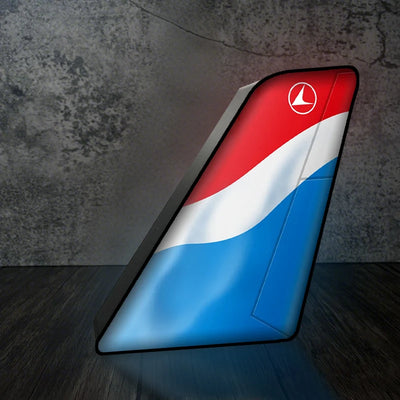 Luxair Led Aircraft Tail aviation themed 3D aircraft tail lamp, premium acrylic with LED.