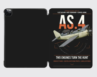 Fairey Gannet AS.4 design on black ipad tablet case