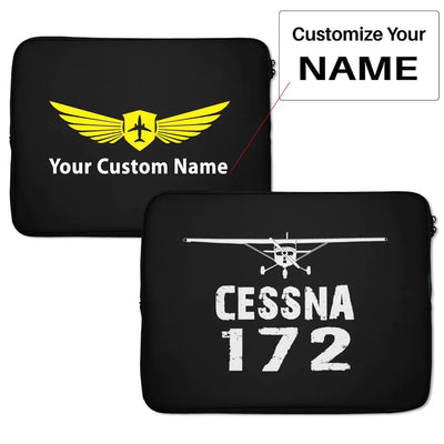 Cessna 172 & Plane Laptop & aviation design on laptop & tablet case for laptop or tablet.