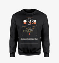 Thumbnail for Kaman HH-43B Huskie design on black sweatshirt