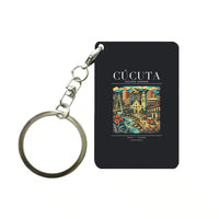 Thumbnail for CÚCUTA - Poster - Key Chain - Black