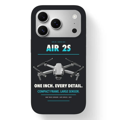 DJI Air 2S Case design on black iphone case