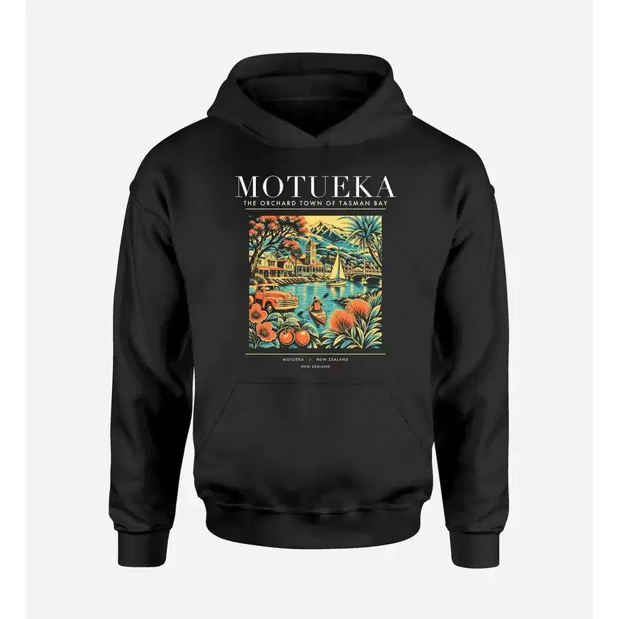 MOTUEKA - Poster - Premium Hoodie - Black