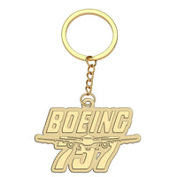 Thumbnail for Amazing Boeing 757 aviation hollow key chain in polished alloy.