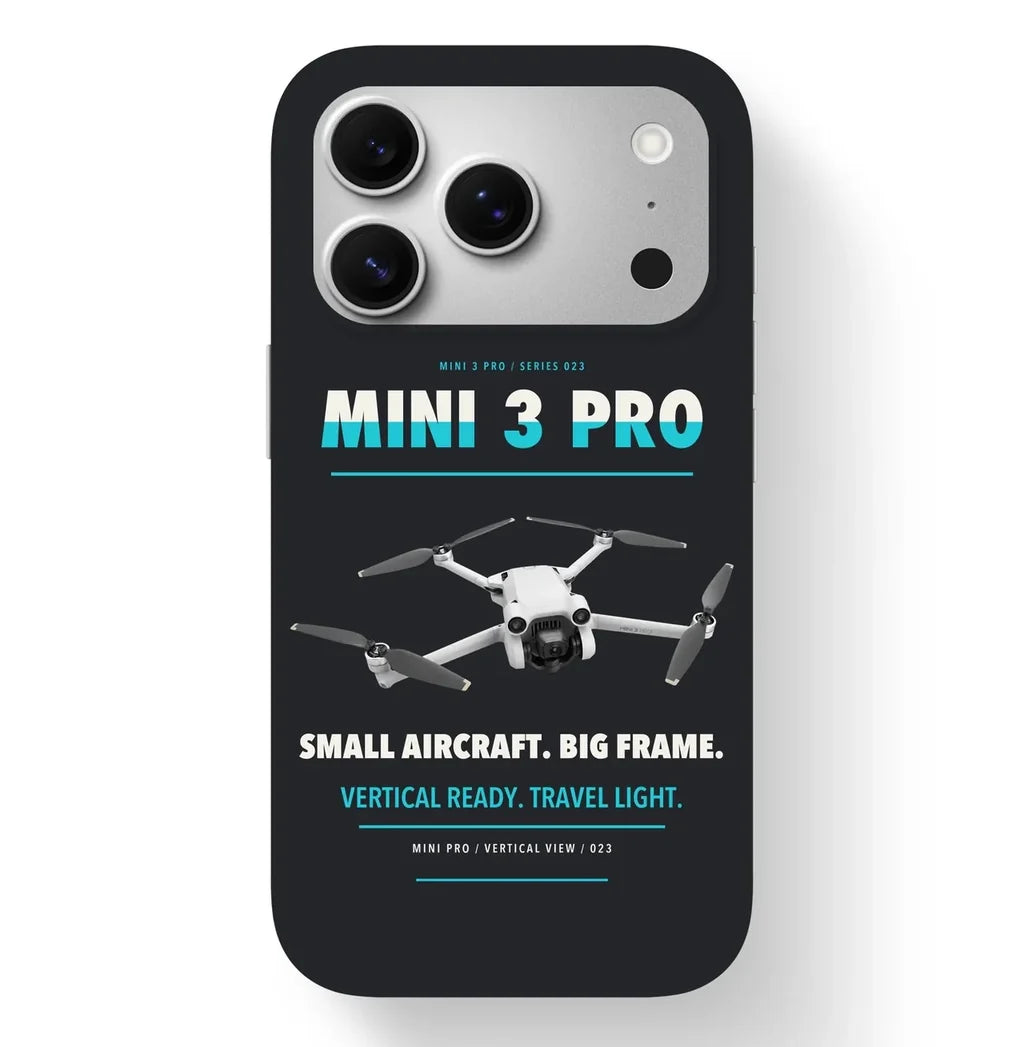 DJI Mini 3 Pro Case design on black iphone case