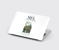 Thumbnail for Melbourne Airport (MEL) design on white MacBook case