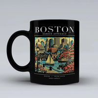 Thumbnail for BOSTON - Poster - Mug - Black