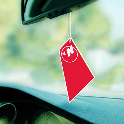 Northwest Airlines (OLD) Car aviation design on scented aviation-themed paper car air freshener.