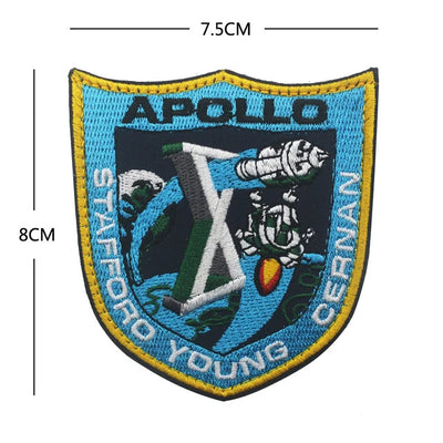 Space Badge Astronaut (23) Embroidered aviation design patch in embroidered fabric.
