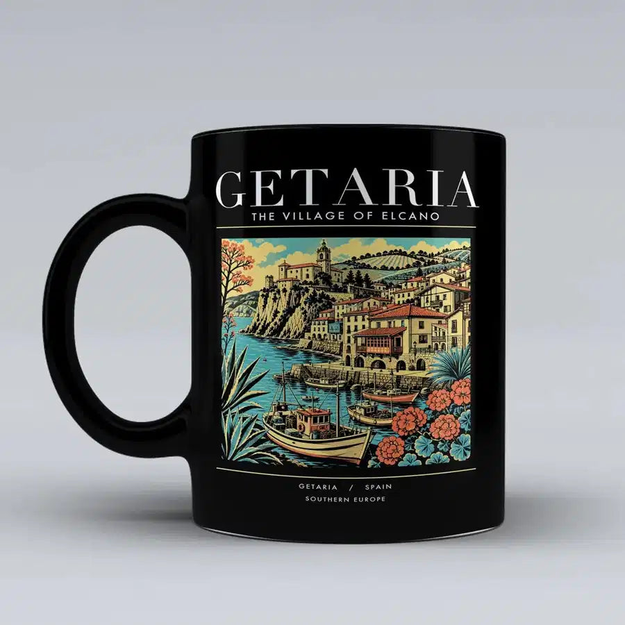 GETARIA - Poster - Mug - Black