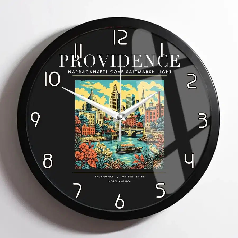 PROVIDENCE - Poster - Wall Clock Framed - Black
