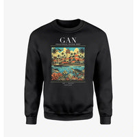 Thumbnail for GAN - Poster - Sweatshirt - Black