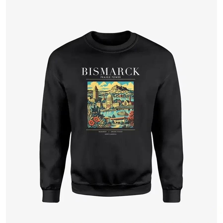 BISMARCK - Poster - Sweatshirt - Black
