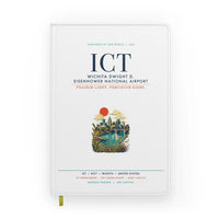 Thumbnail for Wichita Dwight D. Eisenhower National Airport (ICT) design on white notebook