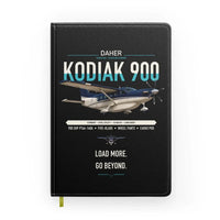 Thumbnail for Daher Kodiak 900 design on black notebook