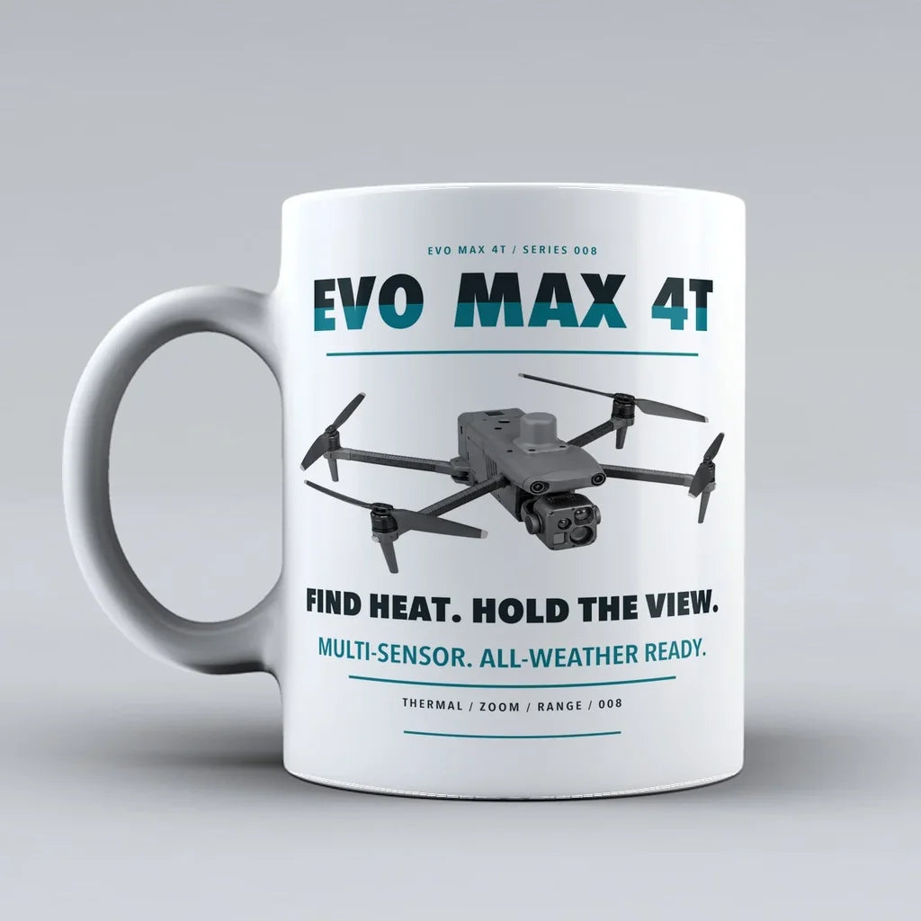 EVO Max 4T Mug design on white autel
