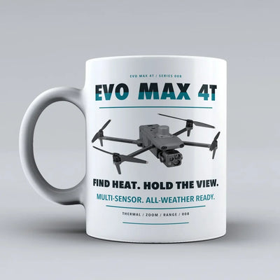 EVO Max 4T Mug design on white autel