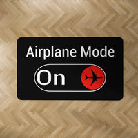 Thumbnail for Airplane Mode On aviation design on durable carpet pile with non-slip backing rectangle carpet floor mat.