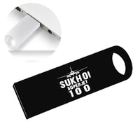 Thumbnail for Sukhoi Superjet 100 & Plane aviation design on durable waterproof casing waterproof USB device.