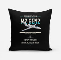 Thumbnail for Cessna Citation M2 Gen2 design on black pillow