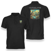 Thumbnail for CLEVELAND - Poster - Double-Side Polo - Black