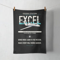 Thumbnail for Cessna Citation Excel design on black towel