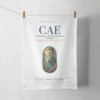 Thumbnail for Columbia Metropolitan Airport (CAE) design on white towel