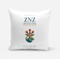 Thumbnail for Abeid Amani Karume International Airport (ZNZ) design on white pillow