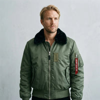 Thumbnail for Pilot jacket on model — editorial