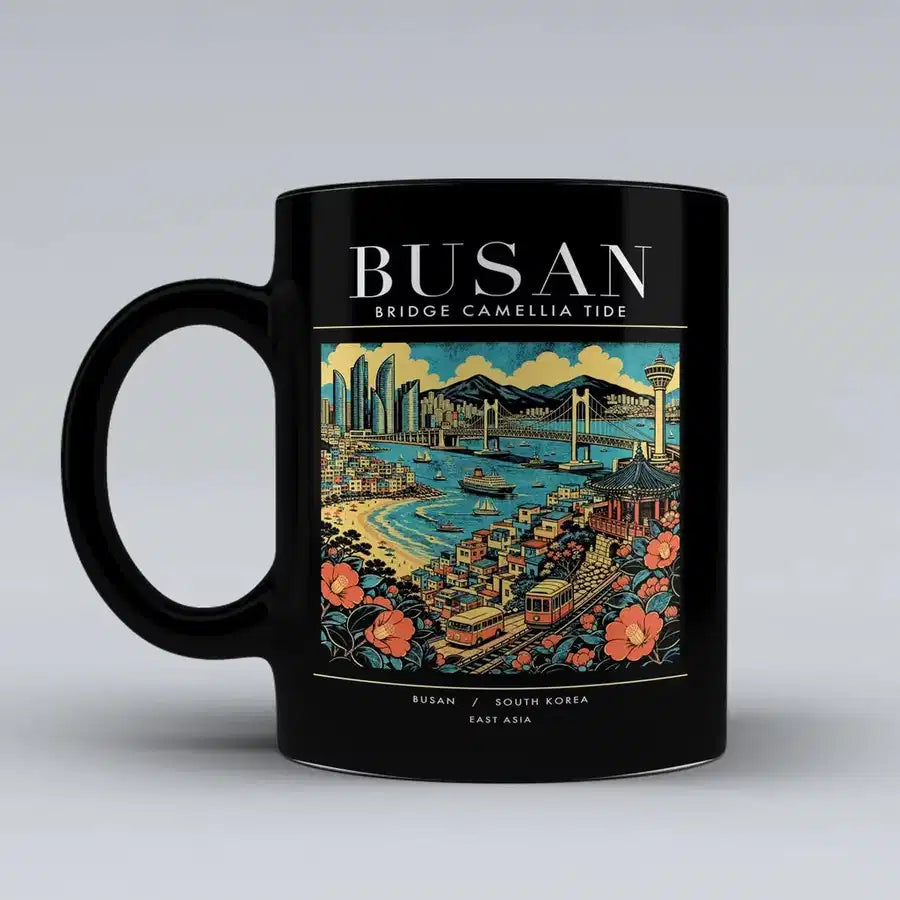 BUSAN - Poster - Mug - Black
