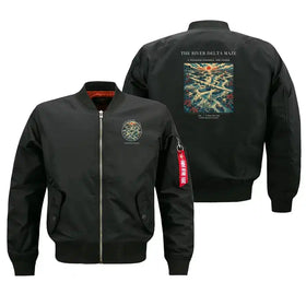 The River Delta Maze Bomber Jacket