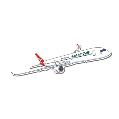 Qantas Airbus A350 aviation design airplane sticker in weather-resistant vinyl.