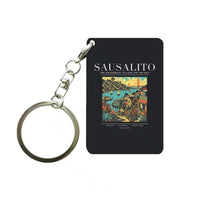Thumbnail for SAUSALITO - Poster - Key Chain - Black