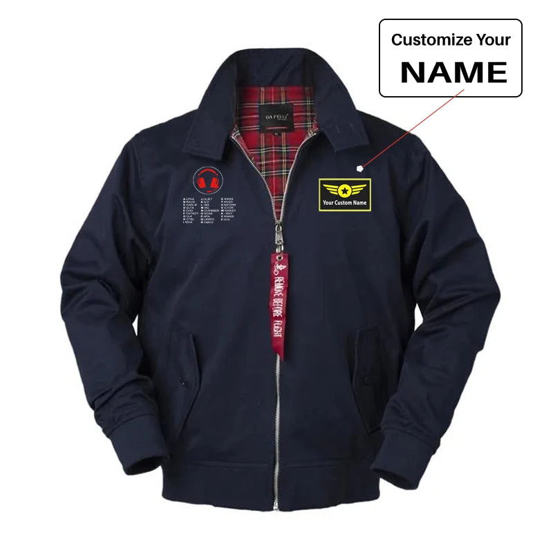 Customisable Aviation Alphabet Jacket - view 3