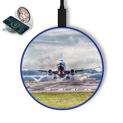 Departing Boeing 737 aviation design on durable build wireless charger.