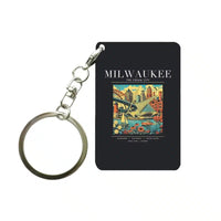 Thumbnail for MILWAUKEE - Poster - Key Chain - Black