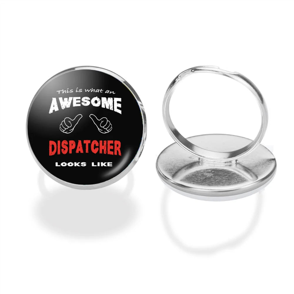 Dispatcher aviation ring in stainless steel.