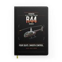 Thumbnail for Robinson R44 Raven II design on black notebook