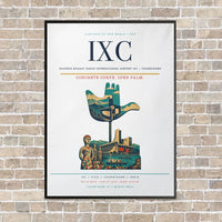 Thumbnail for Shaheed Bhagat Singh International Airport IXC — Chandigarh vertical canvas print - framed - white background