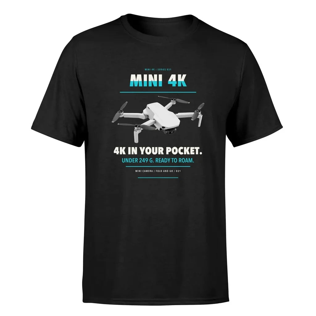 DJI Mini 4K design on black single side