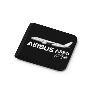 The Airbus A350XWB aviation wallet in leather.