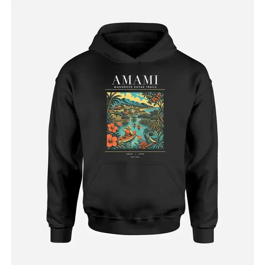 AMAMI - Poster - Premium Hoodie - Black