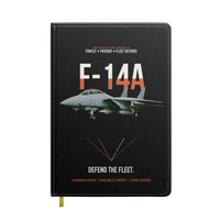 Thumbnail for F-14A Tomcat Defend The Fleet design on black notebook