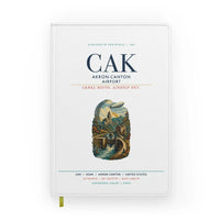 Thumbnail for Akron-Canton Airport (CAK) design on white notebook