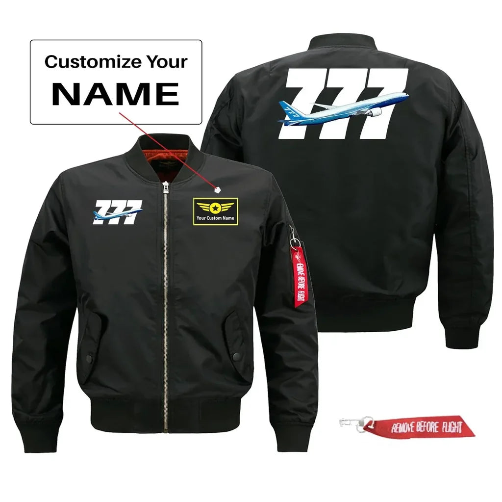 Super Boeing 777 Pilot Jackets (Customizable) aviation design printed on comfortable shell with classic fit designed jacket.