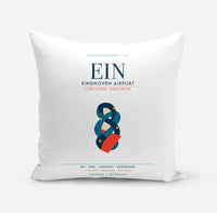 Thumbnail for Eindhoven Airport (EIN) design on white pillow